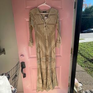 Ralph Lauren Polo Aztec print long maxi dress